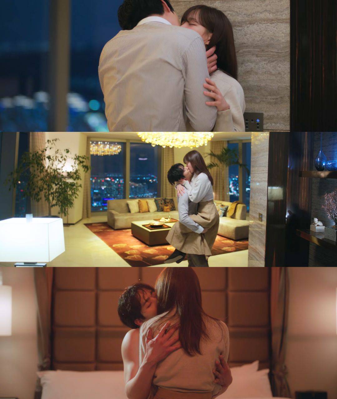 社內相親 ansonlo 韓版男女主角喺第11集上演超激情戲碼，男主角仲會邊抱實女主角邊嘴，十分火辣！