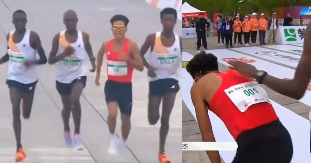 北京半馬片段瘋傳！ 非洲選手離奇「護送」加減速 中國跑手賽後爆料