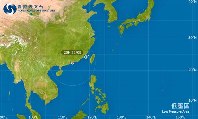 颱風低壓區｜路徑圖、風力預測及天文台最新消息