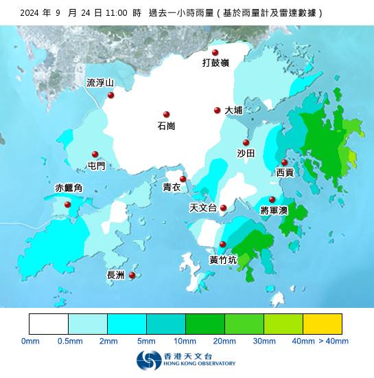 黃雨警告現正生效！天文台最新暴雨消息