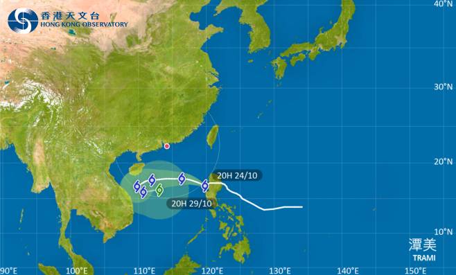 外遊注意！颱風潭美影響海南島 最新路徑圖/航班資訊/旅遊保險一文睇