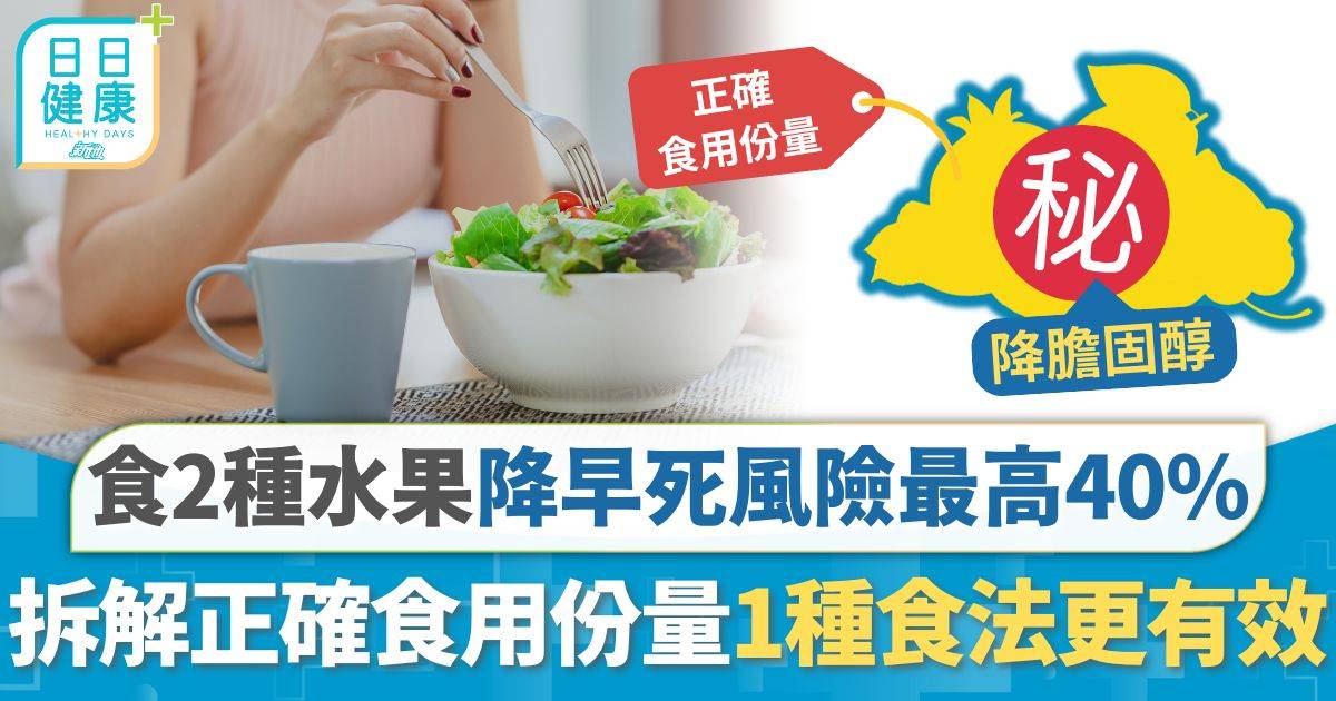 2種水果抗高血壓 早死風險最高減40% 拆解正確食用份量1種食法更有效