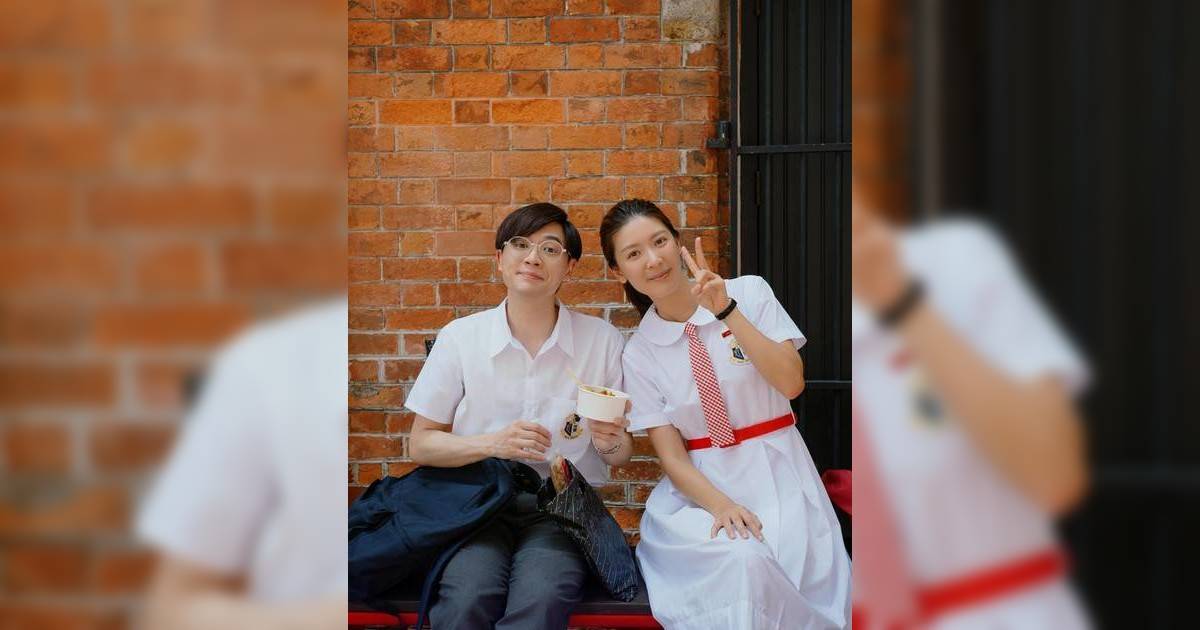 麻甩媽咪｜31歲余香凝校服造型震撼網民 兩孩媽咪零違和感