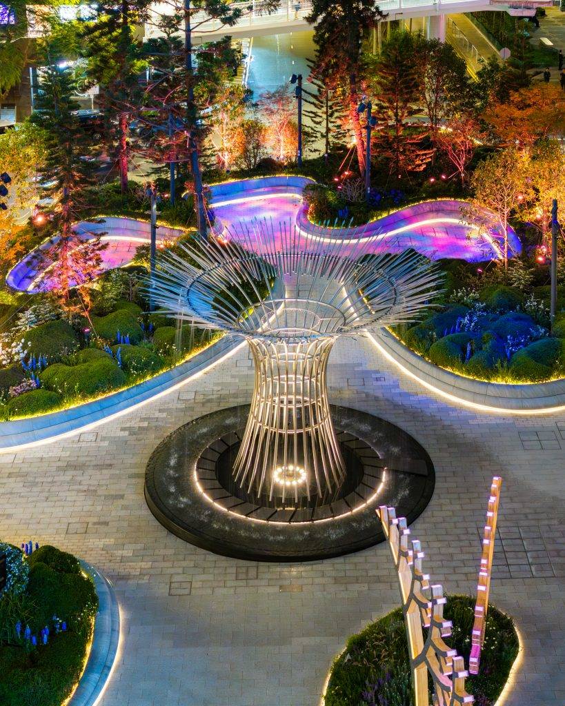 恒地與康文署攜手合作，將香港全新地標、恒地超甲級商業項目The Henderson旁邊的琳寶徑休憩花園。（圖片來源：恒地提供）