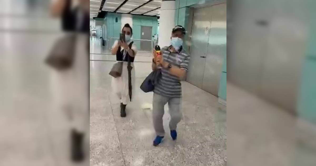 何伯孖何太現身港鐵兆康站 驚爆激烈口角施襲爆粗被捕