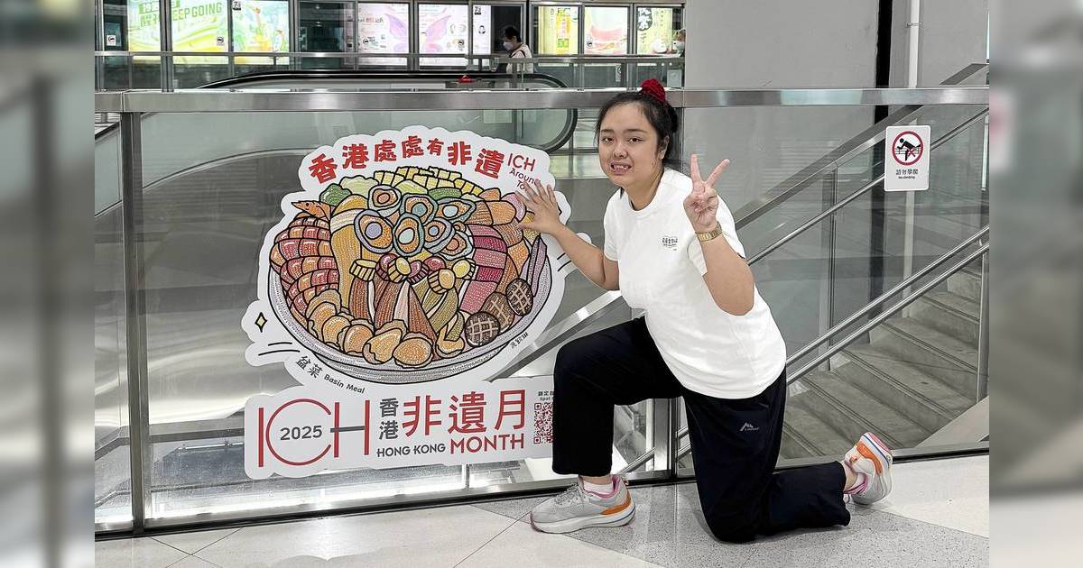 香港非遺月｜展能藝術家繪出非遺貼紙　走進10大港鐵站變身打卡位