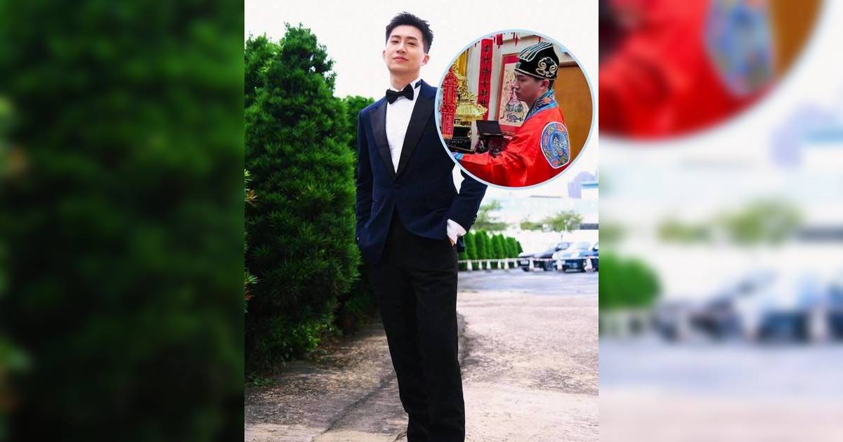 女神配對計劃｜曾展望驚爆秘密身份  曬道士袍look超專業 網民狂tag葉蒨文：冧到爆！