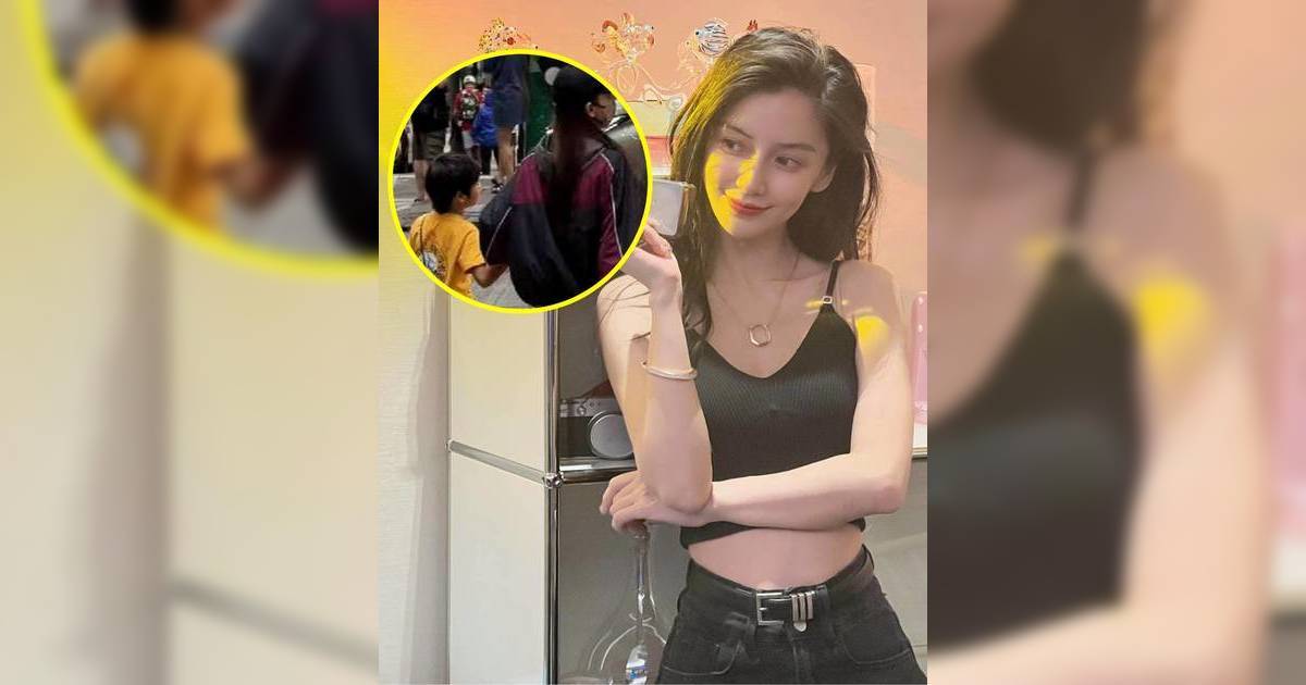 36歲Angelababy母子遊中環！囝囝孭120萬Hermes手袋畫面曝光 網民：貧窮限制想像！