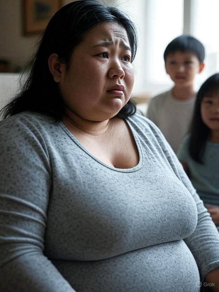 發炎 脂肪肝 事主婚後4年間暴肥44磅,檢查後發炎身體嚴重發炎。(圖片來源:AI製圖)
