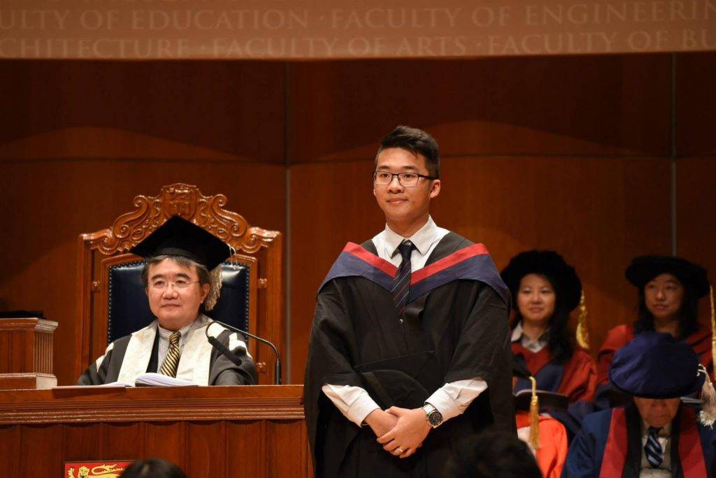 陳澔賢 陳澔賢在報大學時大膽轉軚讀醫。(圖片來源:受訪者提供)