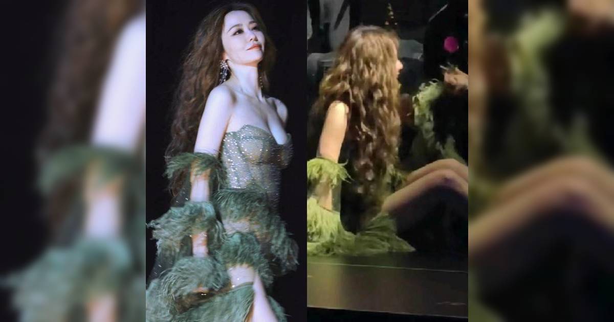 41歲張靚穎演唱會兩米高台跌落  意外露完整美腿強忍痛楚繼續演出