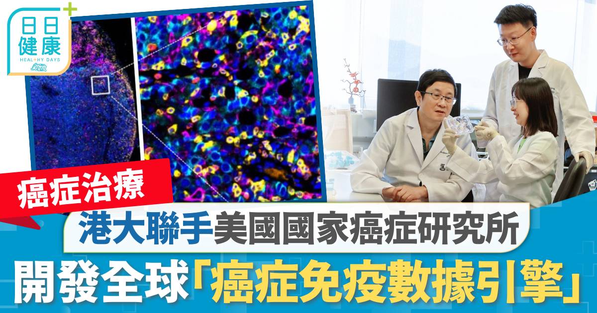 港大醫學院聯手美國國家癌症研究所　開發全球「癌症免疫數據引擎」