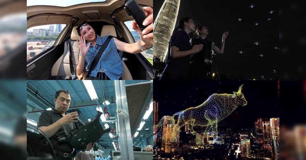 無窮之路5｜陳貝兒直擊萬架無人機升空！親身試坐載人機嚇到O嘴？