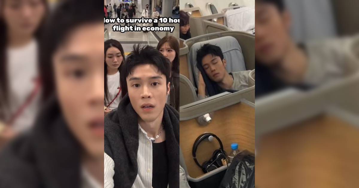 丁子朗飛澳洲晒商務艙遭質疑炫富 內地網民陰陽怪氣諷刺：希望你名氣架子一樣大