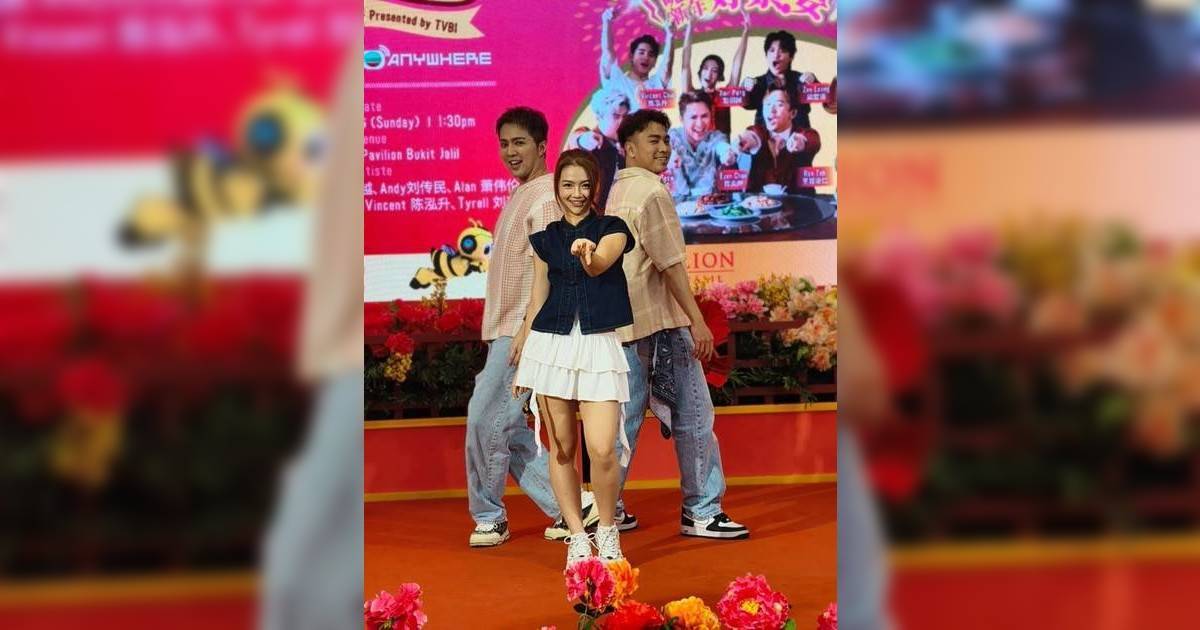 TVBI迎馬賀歲見面會｜TVB大馬8鮮肉晒冷！合體跳唱賀歲歌 巡迴吸粉逼爆商場