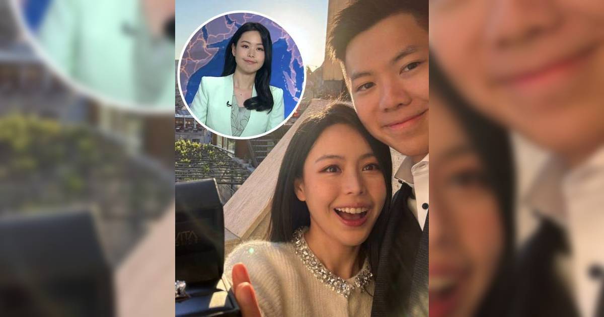「新聞女神」林婷婷婚後火速返主播台 與老公罕見「同框」播報閃爆螢幕