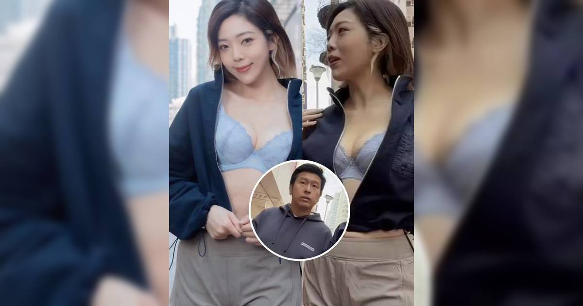 街頭攝影師「捕獲」口罩阿姨鬧市示範內衣Catwalk  老公現身留言表示交足戲