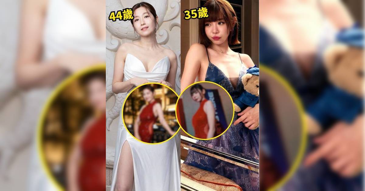 林明禎陳自瑤撞衫透視旗袍 美好身段大對決 網民一面倒撐呢位