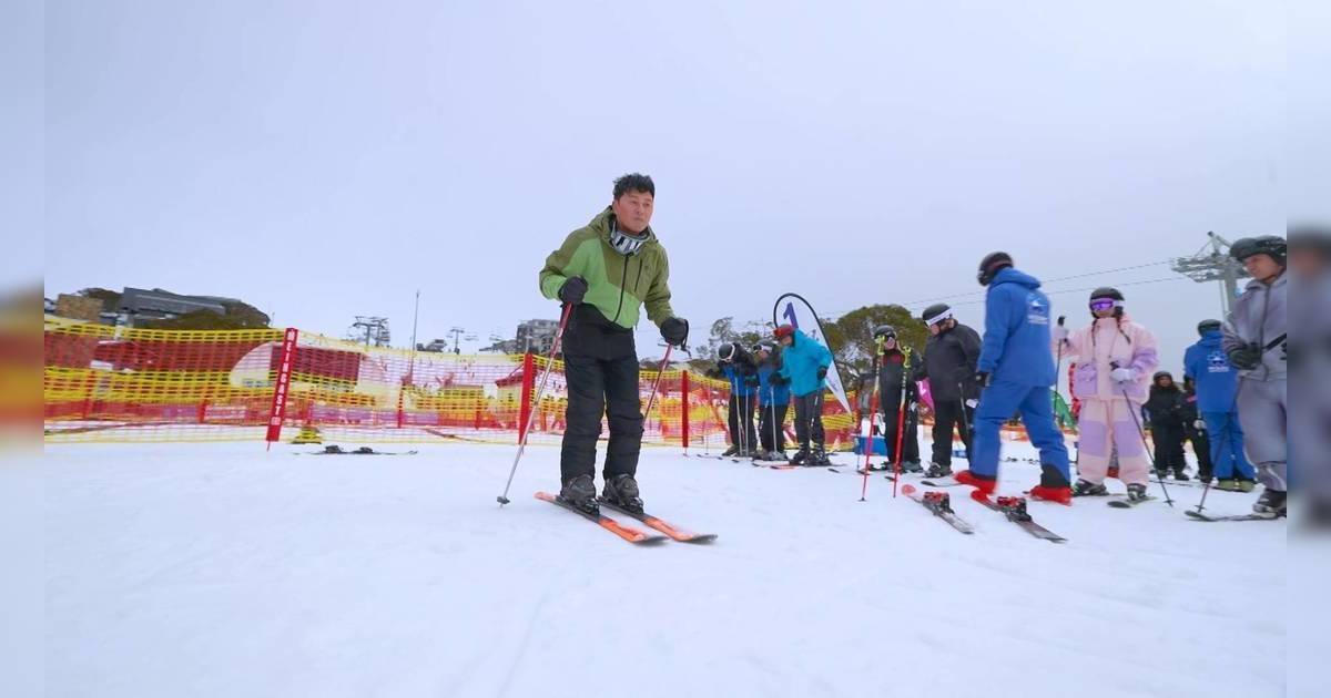他們澳洲駕期｜曹永廉滑雪瘋狂仆倒！慘遭蕭正楠恥笑：為咗戲劇效果
