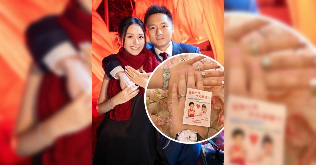 鍾培生莊雅婷正式結婚！曬巨鑽公開愛宣言 網民：個肚應該等唔切