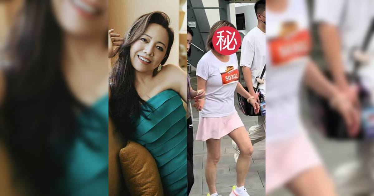 60歲鄧萃雯粉紅少女Look現身海旁 零濾鏡真容曝光網民反應兩極