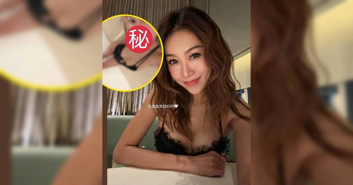 42歲黃心妙換火辣泳衣大玩邪惡視角 騷驚艷身材感嘆「快保不住」