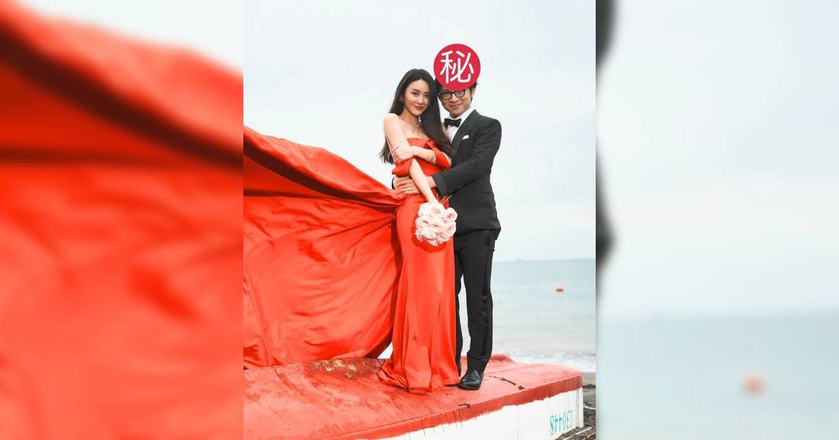林作愚人節突襲官宣已婚！貼裕美婚紗照嚇窒網民：睇髮型應該唔係AI