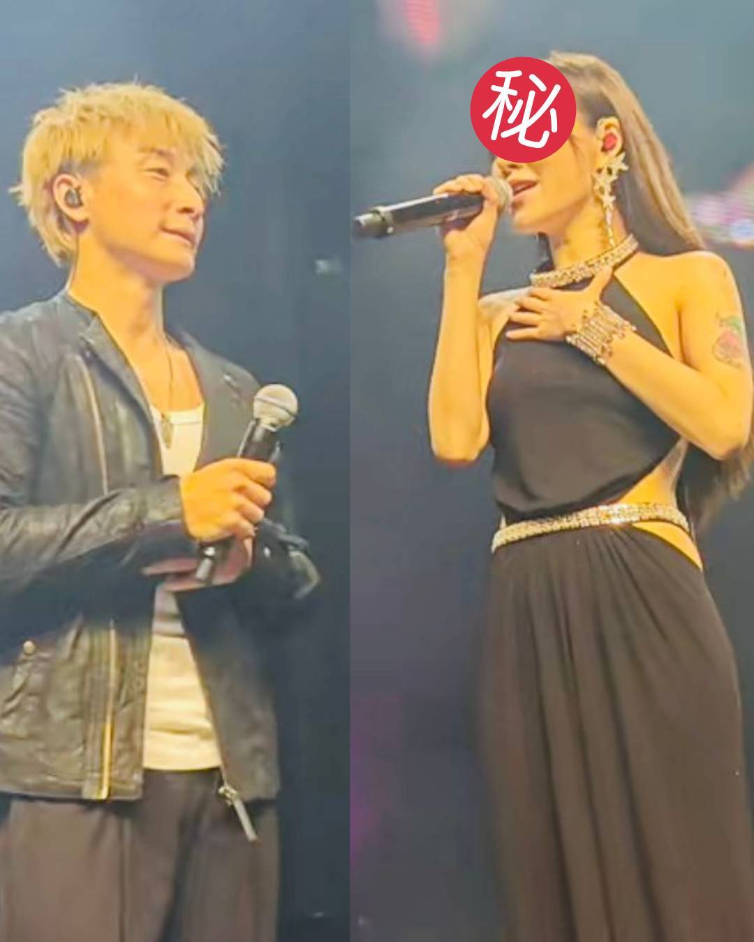 方力申佛山登台與「山寨鄧麗欣」合唱好心好報 網民為1特徵鬧爆唔似！