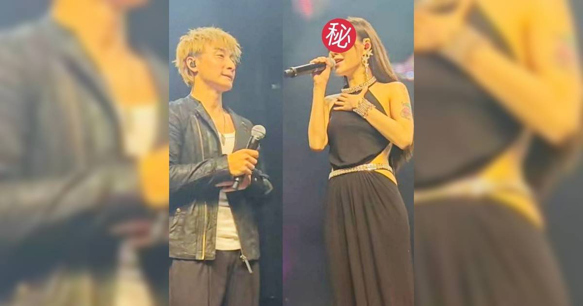 方力申佛山登台與「山寨鄧麗欣」合唱好心好報 網民為1特徵鬧爆唔似！