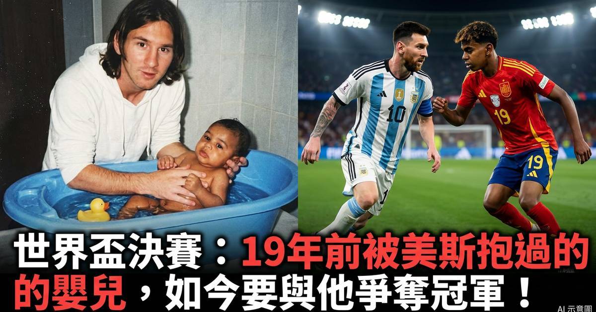 世界盃決賽：19年前被美斯抱過嬰兒如今要與他爭冠！