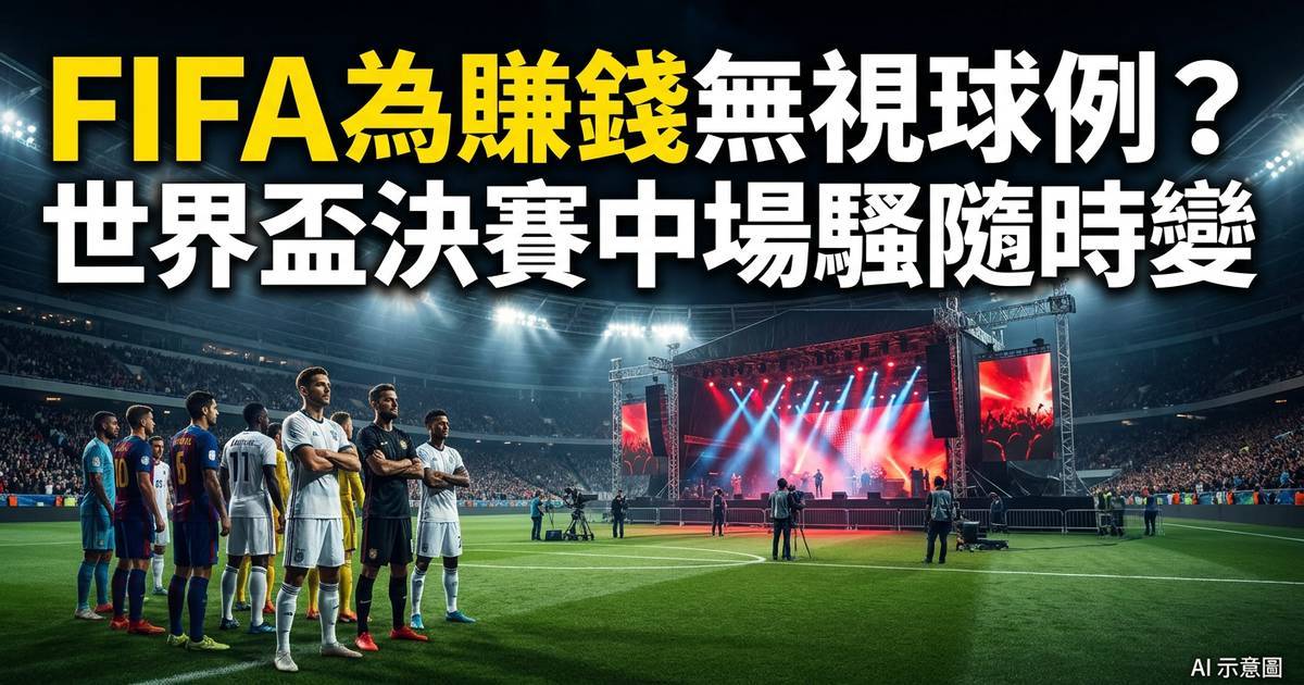 FIFA 為賺錢無視球例？世界盃決賽中場騷隨時變「災難」！