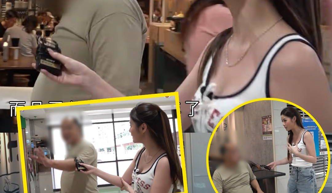 東張西望｜王汛文追訪禾輋邨污糟男 網民轟製作組置女主持於危險位