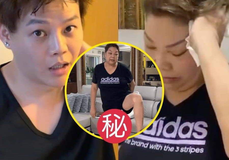 72歲肥媽豪宅跳減肥操晒「纖瘦美腿」 雙膝貼滿膠布惹受傷揣測 保錡抽水神還原引關注