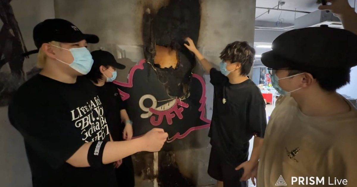 JFFT工作室突發失火！災後記招勁多色水 揭「惹火元凶」竟然係佢？